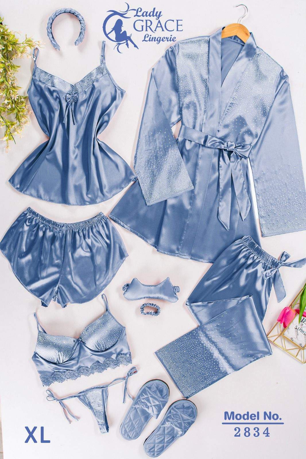 Ensemble Nightie De 10 Pieces Ensemble Lingerie femme — Prestina Maroc