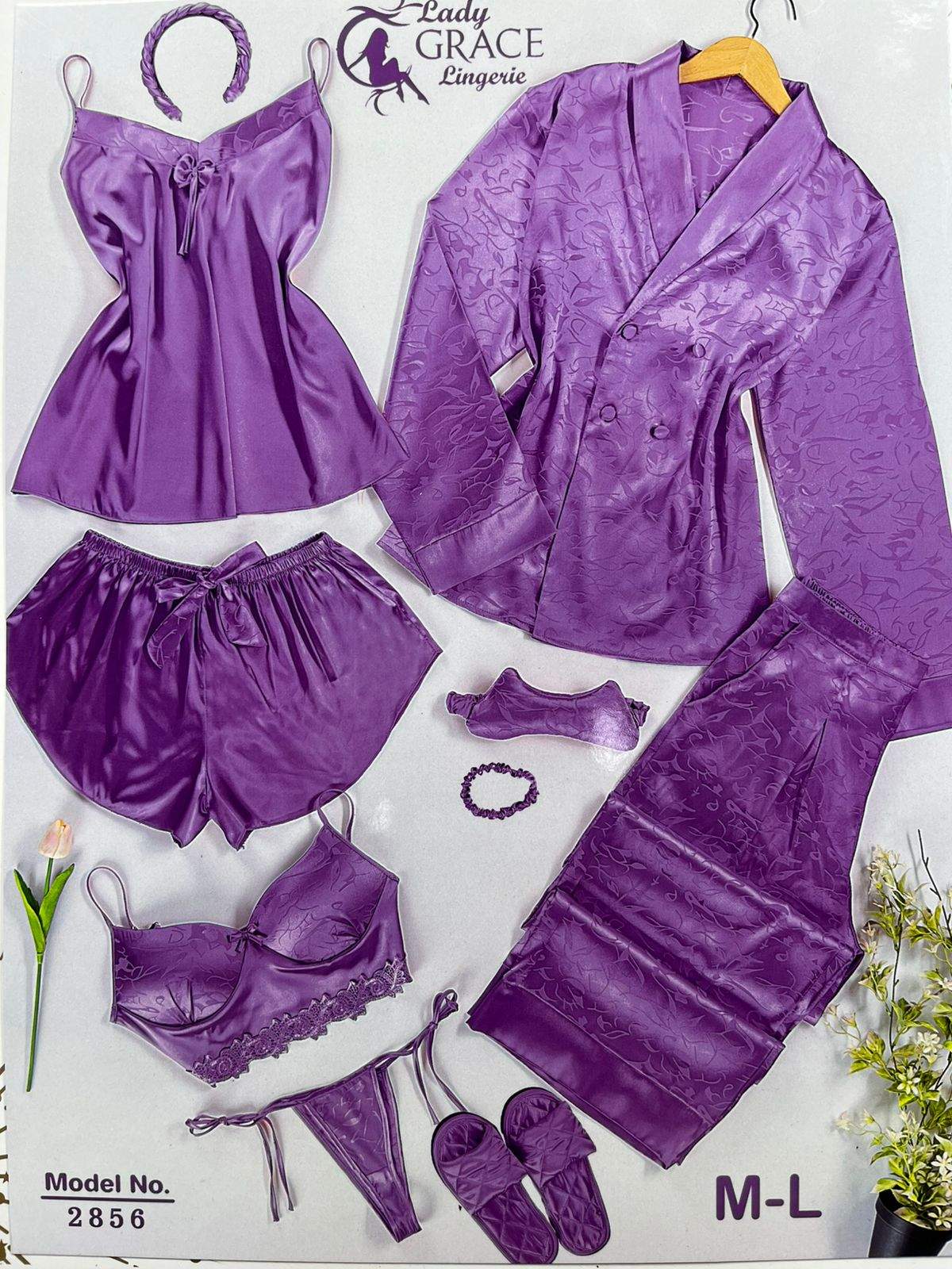 Ensemble Nightie vue 5 — Prestina Maroc