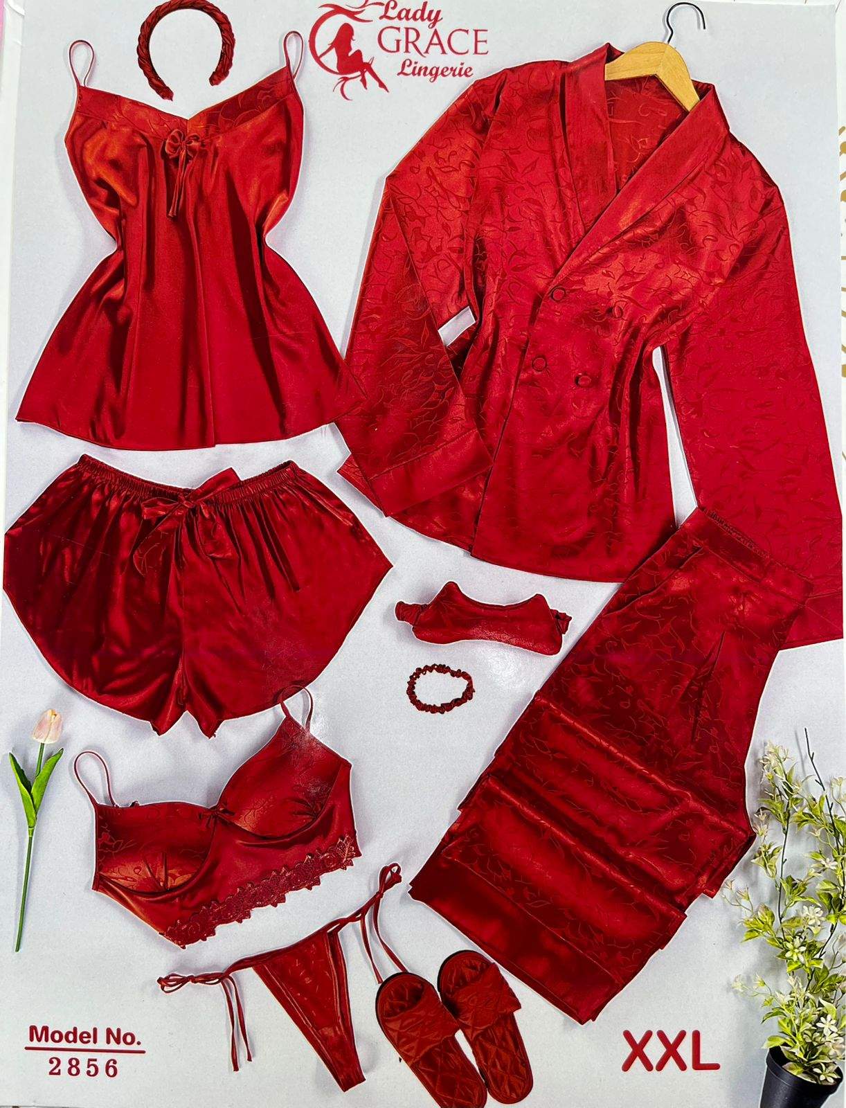 Ensemble Nightie vue 6 — Prestina Maroc