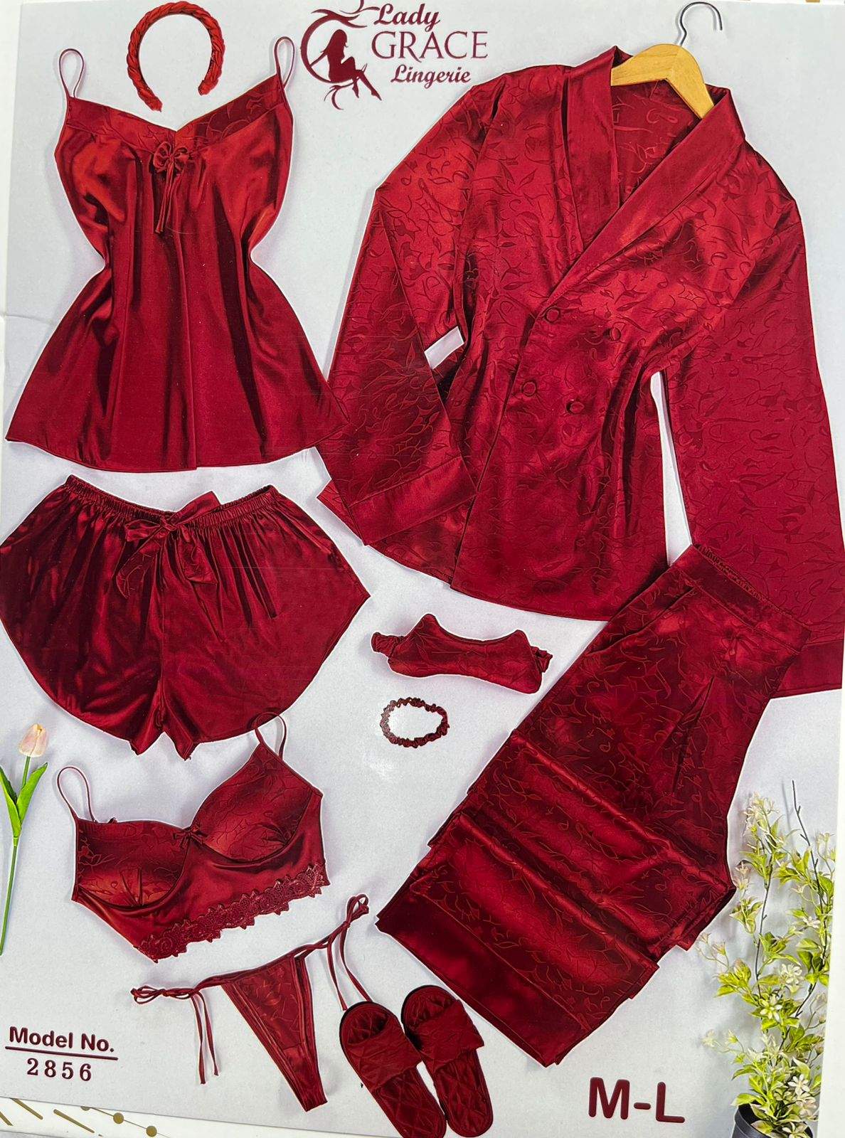Ensemble Nightie vue 7 — Prestina Maroc