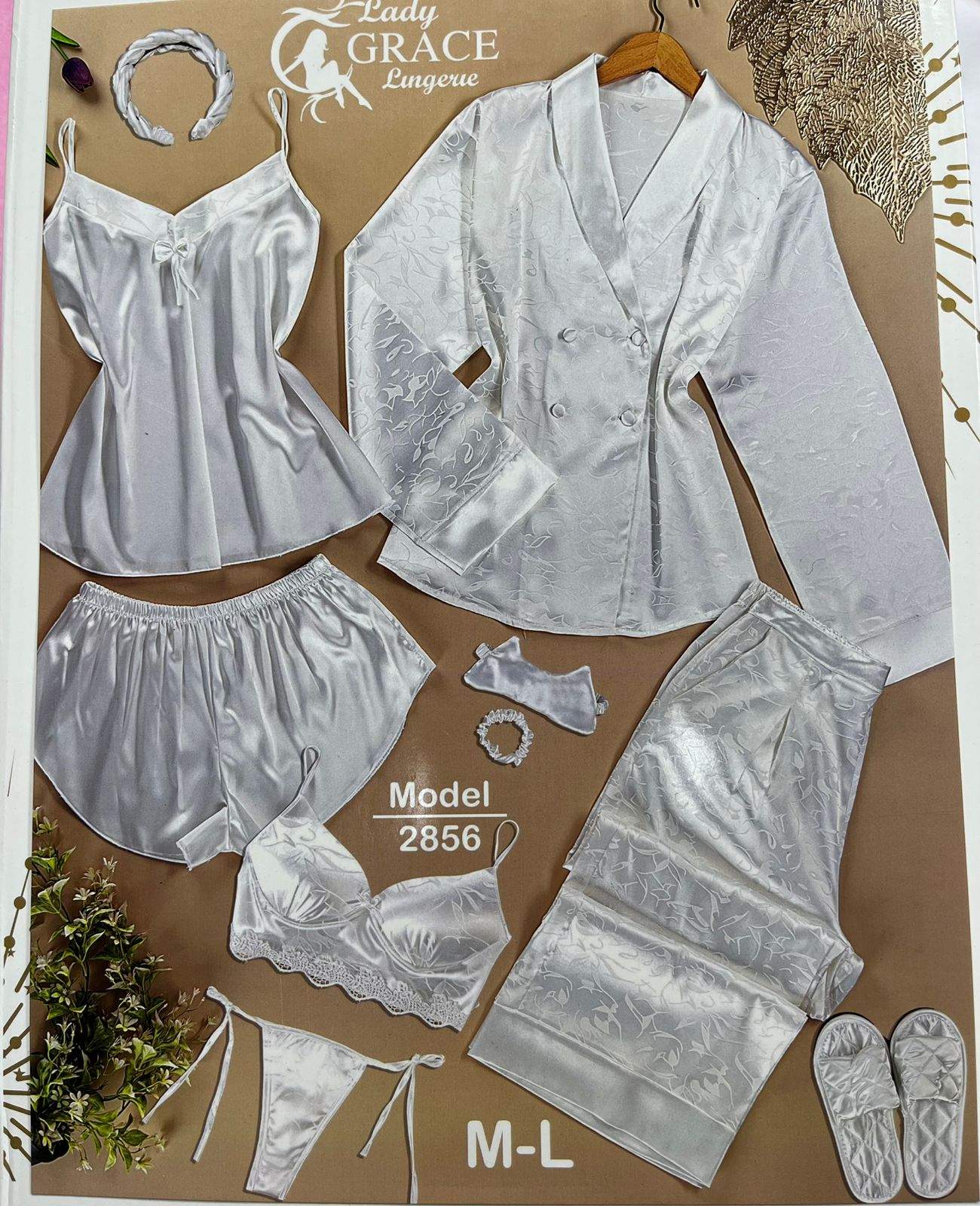Ensemble Nightie vue 3 — Prestina Maroc
