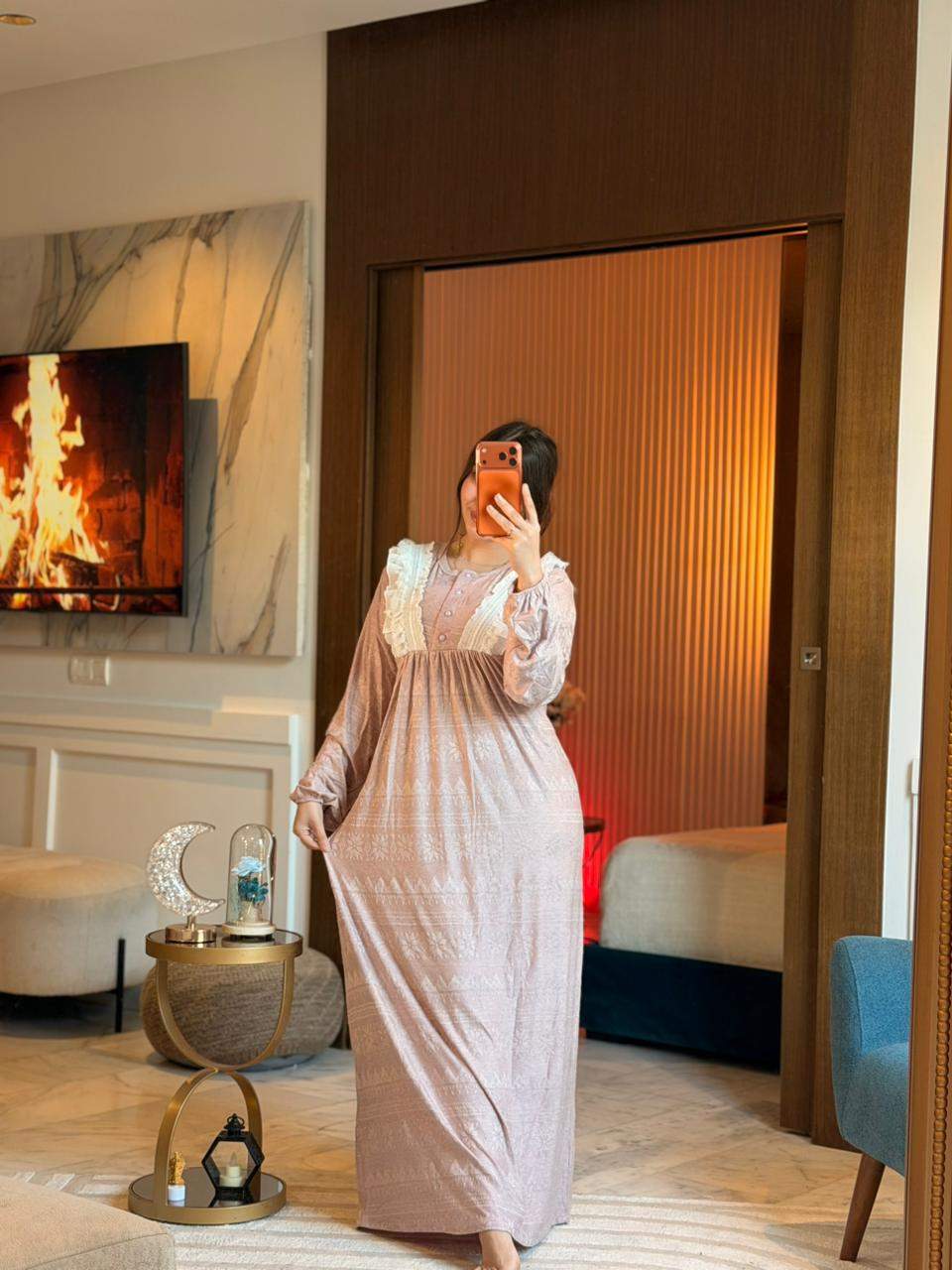 Pyjamas Long vue 2 — Prestina Maroc