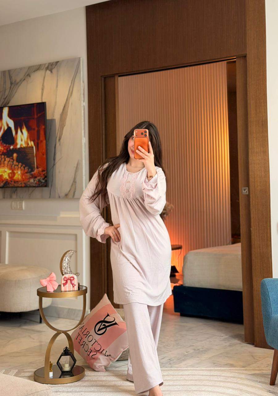 Pyjamas Mi Long vue 3 — Prestina Maroc