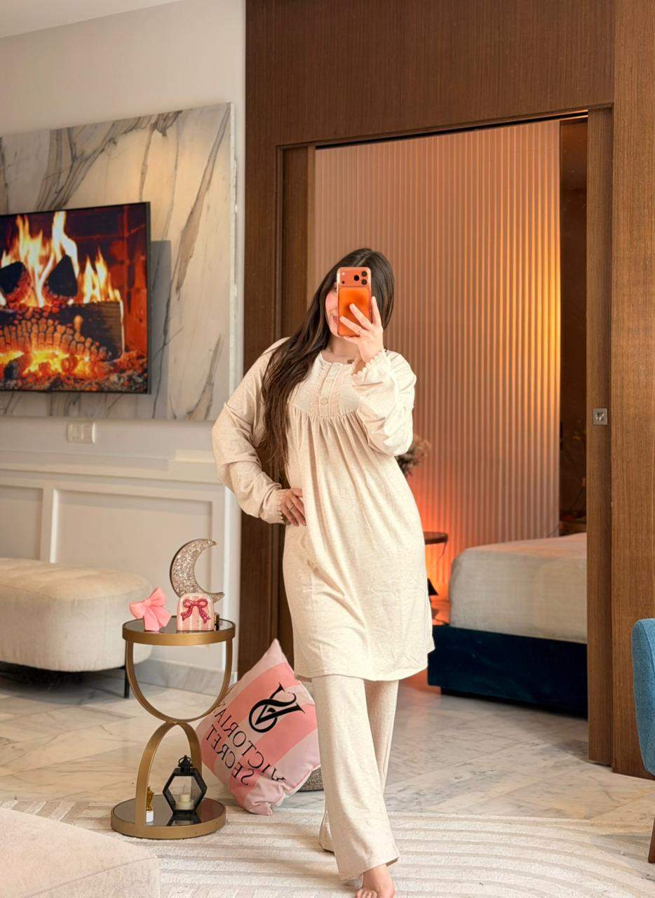 Pyjamas Mi Long vue 4 — Prestina Maroc