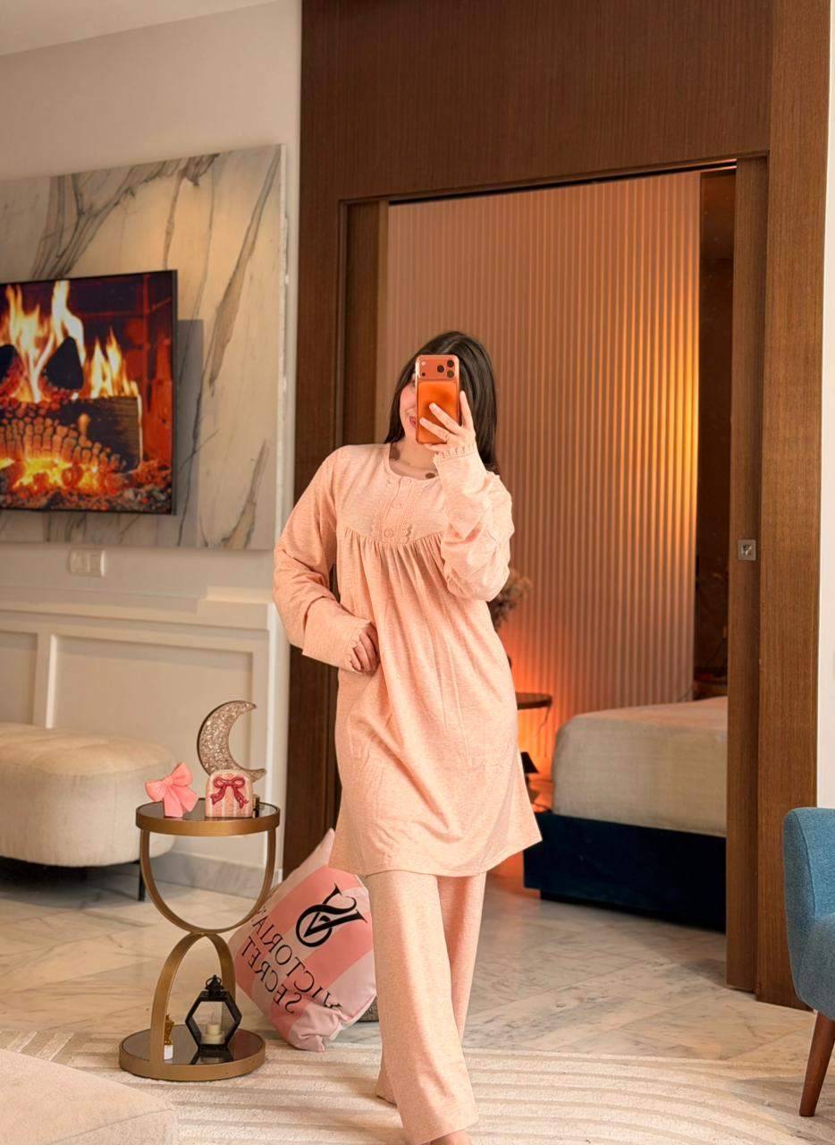 Pyjamas Mi Long vue 2 — Prestina Maroc