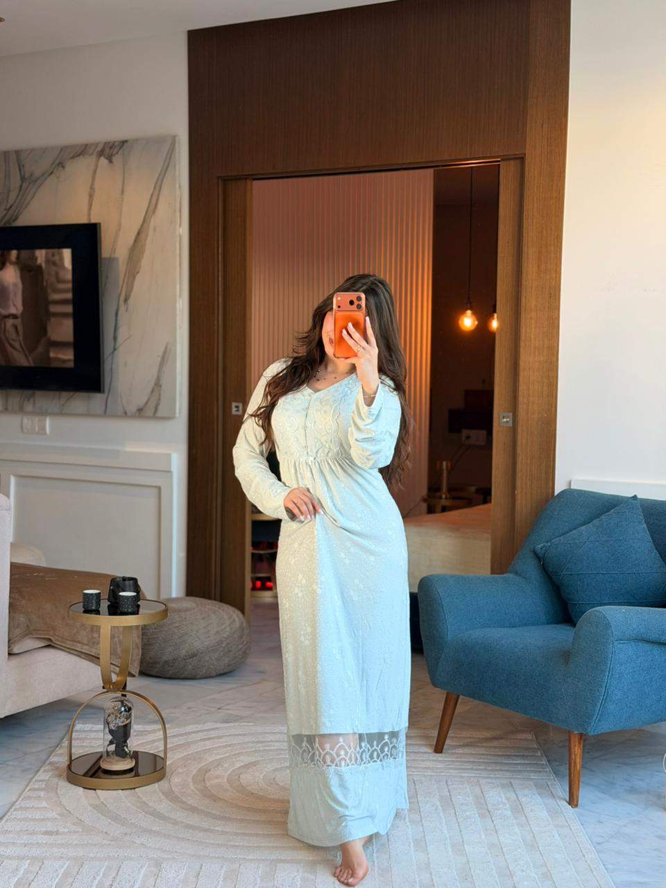 Pyjama Long vue 3 — Prestina Maroc