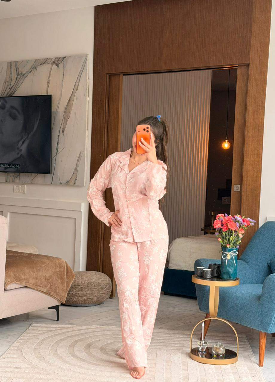 Pyjama A Motif vue 3 — Prestina Maroc