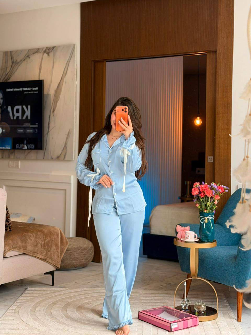 Pyj Satin Flora Secret vue 3 — Prestina Maroc
