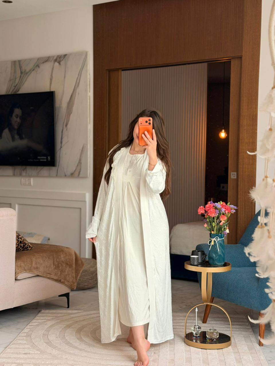Long & Chic Pyjama Ref19869 vue 2 — Prestina Maroc