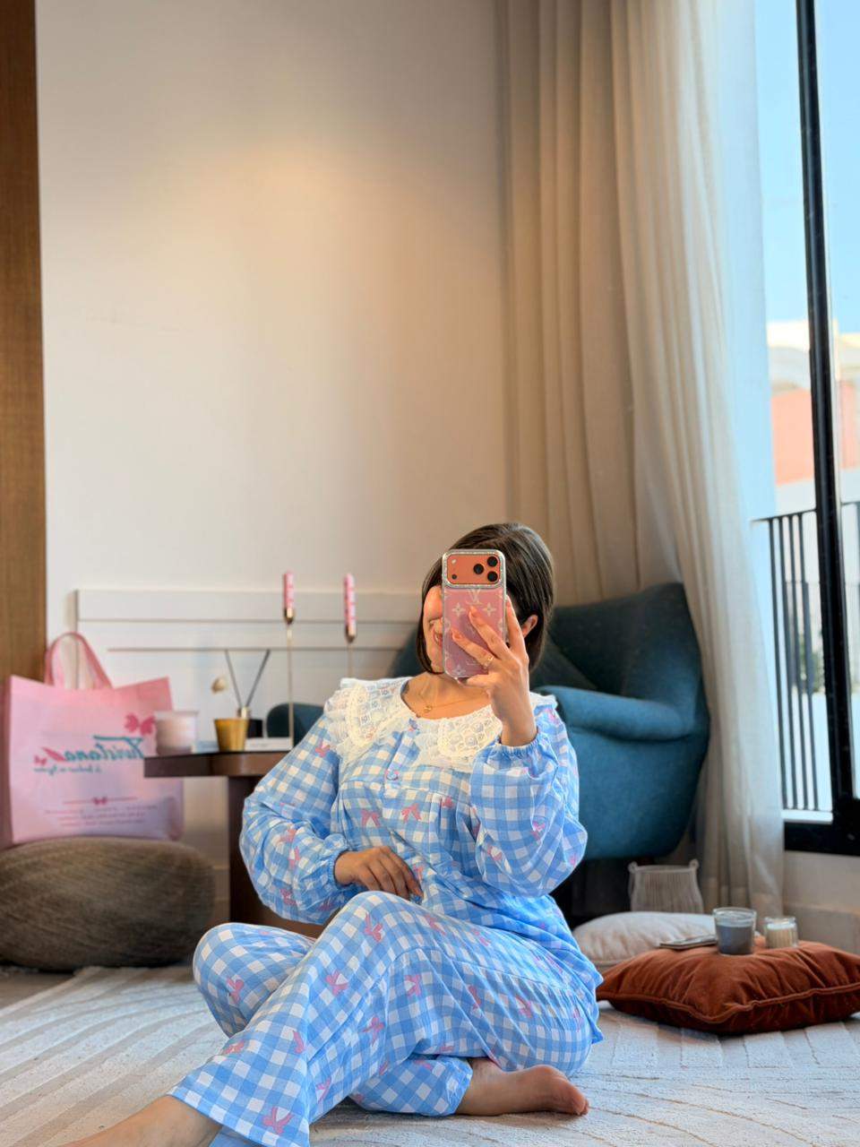 Soft Plaid vue 2 — Prestina Maroc
