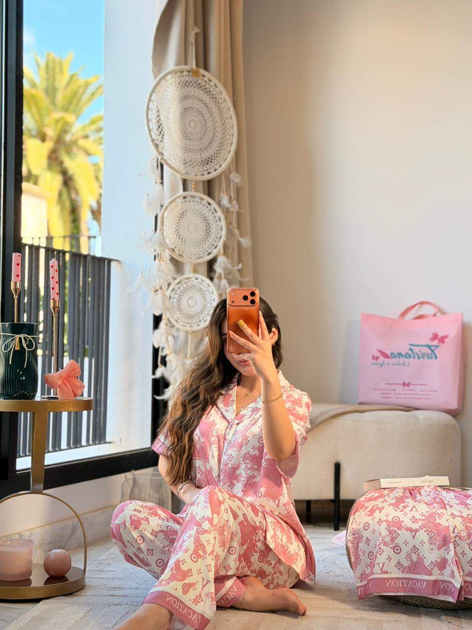 Satin Vs Pyjama Satiné femme — Prestina Maroc